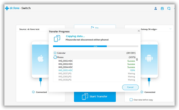 LG to iPhone transfer