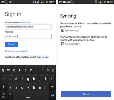 sync outlook accounts width=