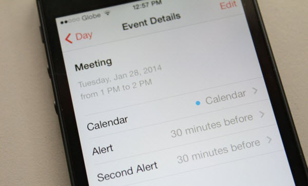 transfer iphone calendard to android