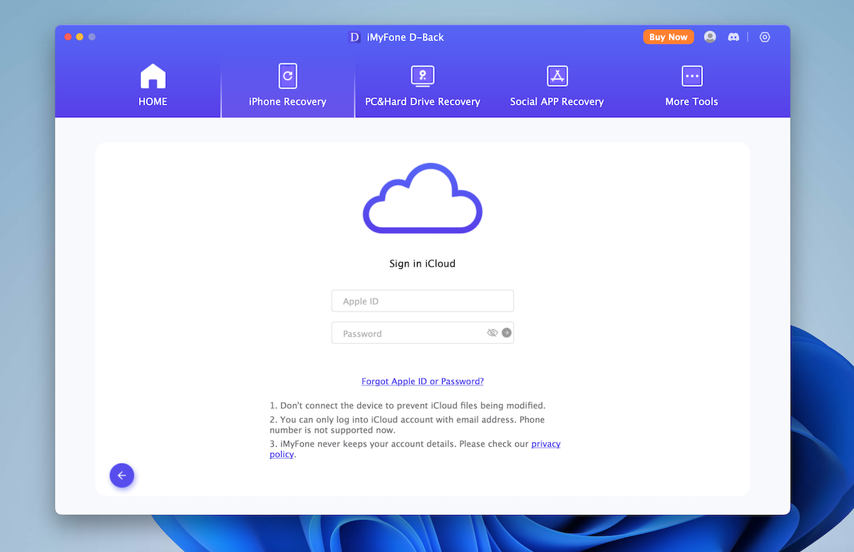 recover from icloud