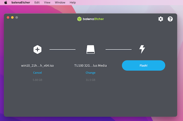 etcher mac