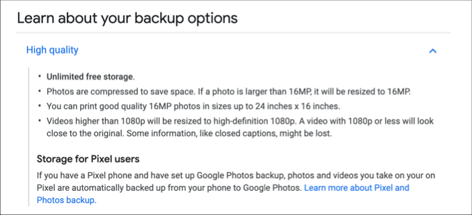 Learn about your backup options
