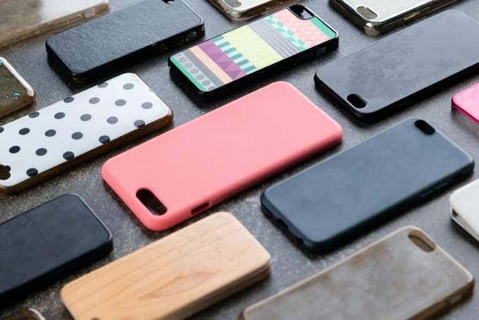 A variety of iPhone cases