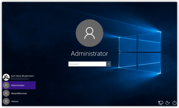 windows 10 administratorkonto