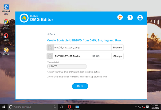 to Burn DMG to USB on Mac, Windows and Linux | Androidphonesoft