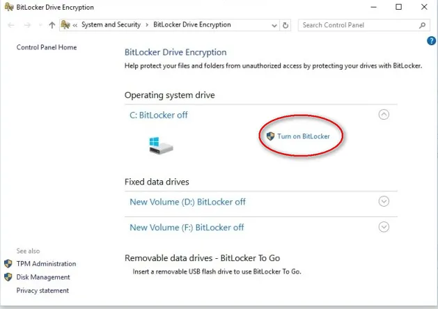 bitlocker