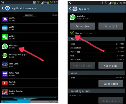 Turn Off Some Applications on Android 