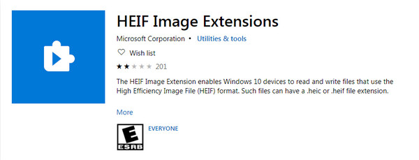 HEIC Image Extension for Windows 10