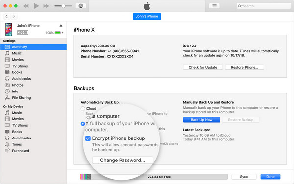 iTunes Backup Encrypy Introduction