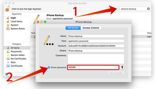 Recover iPhone Backup Password Keychain