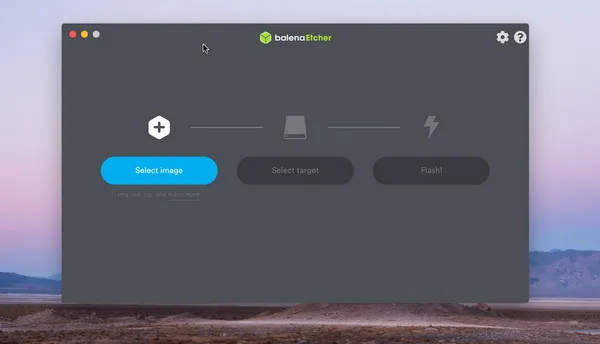 Etcher macOS