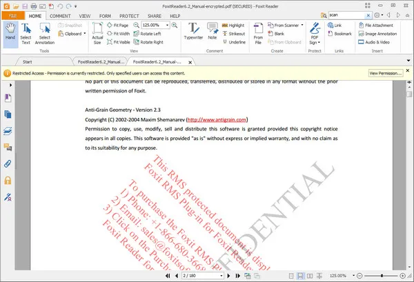 Add PDF Watermark Mac Foxit PDF Reader
