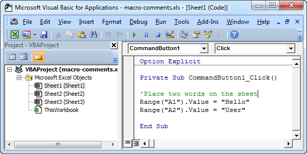 excel unlock vba project