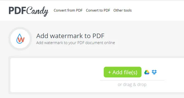 PDF Candy Watermark