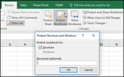 Protect Excel Workbook