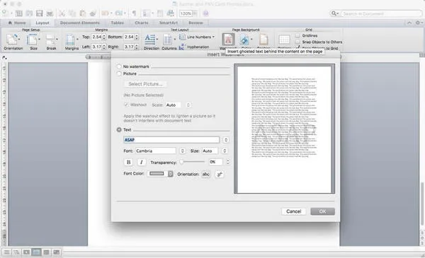 Remove PDF Watermark on Mac Using Word