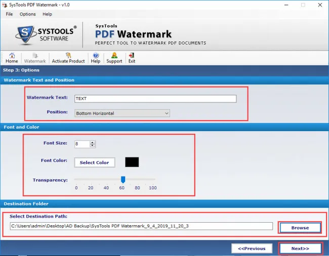 Systools PDF Watermark