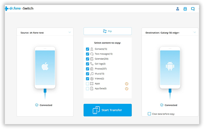 Connect LG G3 and iPhone 6S