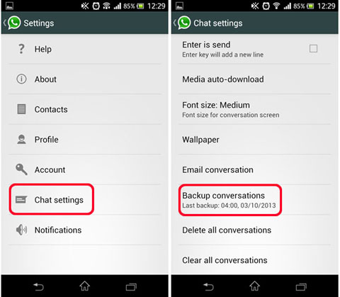 backup whatsapp messages