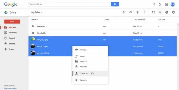 Backup Pixel to Google Drive