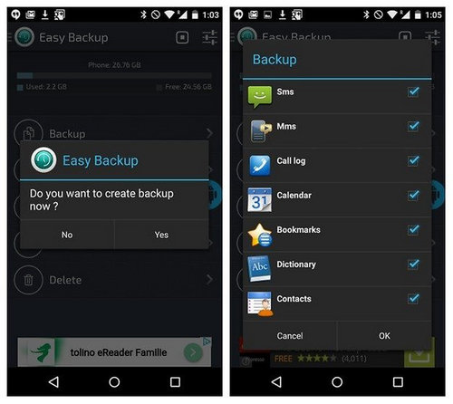 Backup htc with android apk