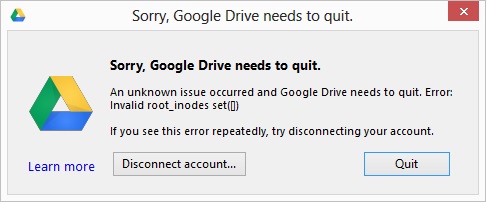 google drive not work on android