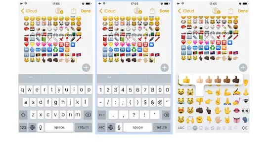 iPhone Emojis Keyboard