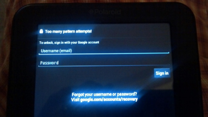 reset screen password