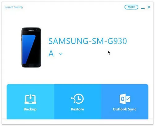 Samsung Smart Switch for PC Bakcup