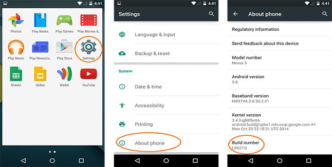 Visne Effektivitet flydende How to Enable USB Debugging on Android Phone & Tablet