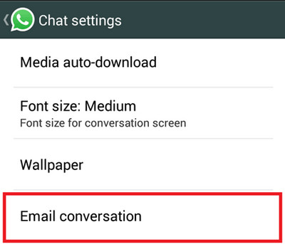 email whatsapp messages