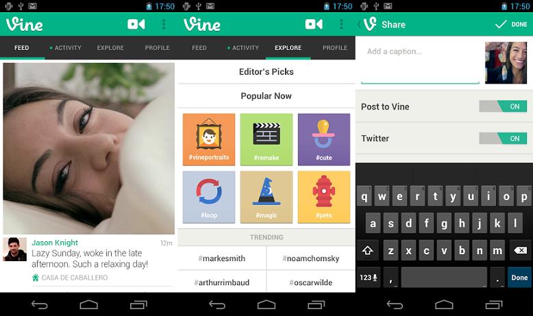 Vine for android