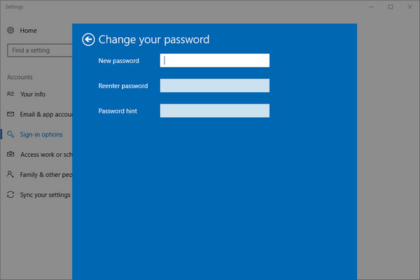 Change Windows Password