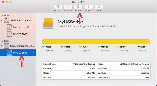 Remove Password from USB on Mac