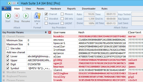 Hash Suite Windows Password Recovery