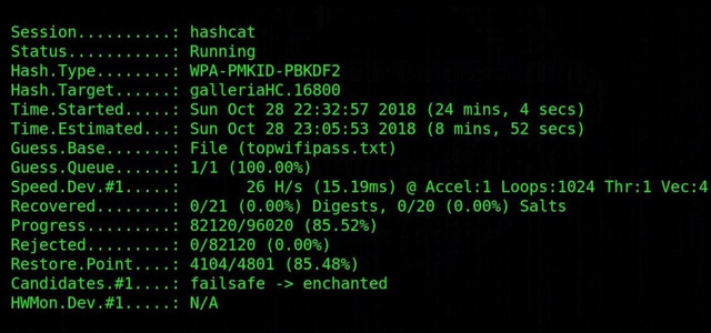 Excel Password Cracking Hashcat