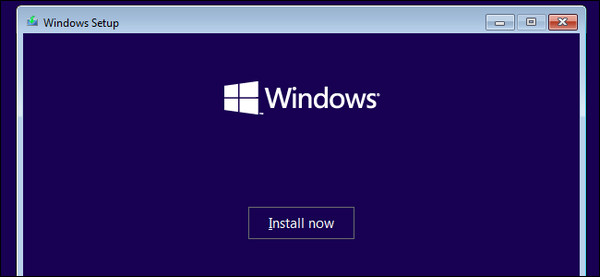 Install Windows 10