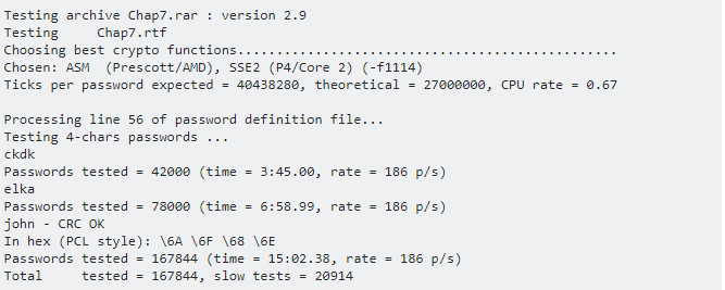 Password Cracking Mac