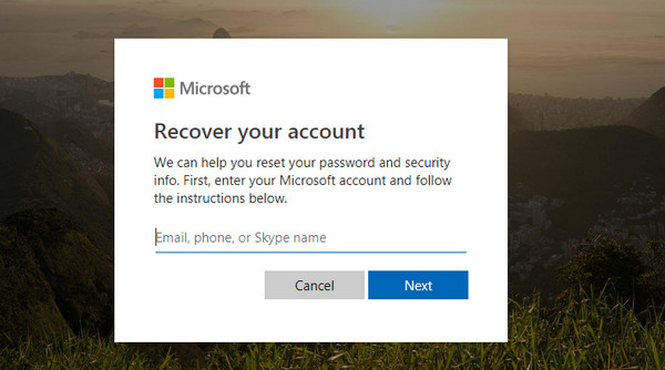 Recover Microsoft Account